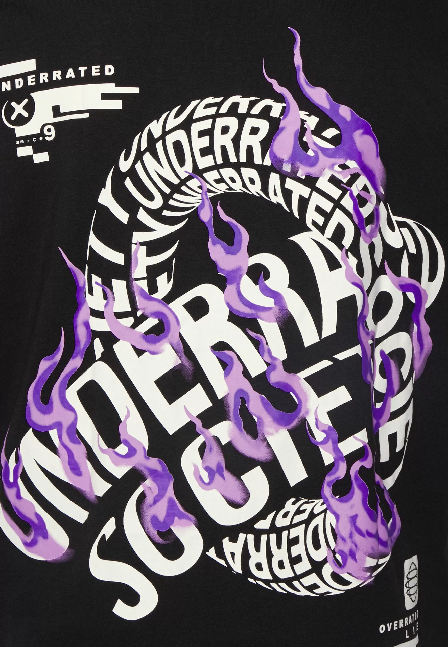 YOURTURN Unisex - Print T-Shirt - Black 3 YOURTURN Unisex - Print T-Shirt - Black - Image 3