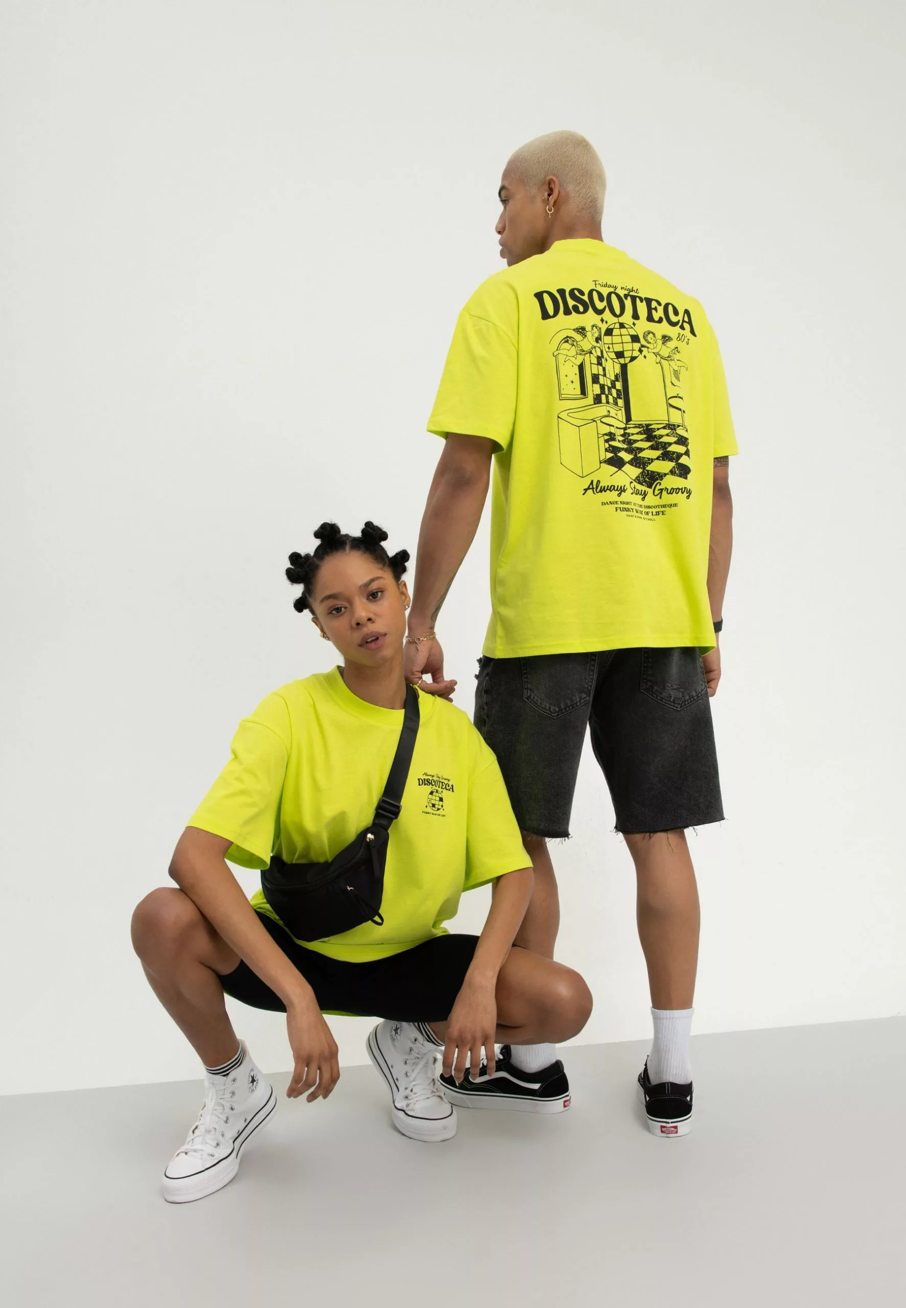 YOURTURN Unisex - Print T-Shirt - Light Green 3 YOURTURN Unisex - Print T-Shirt - Light Green - Image 3