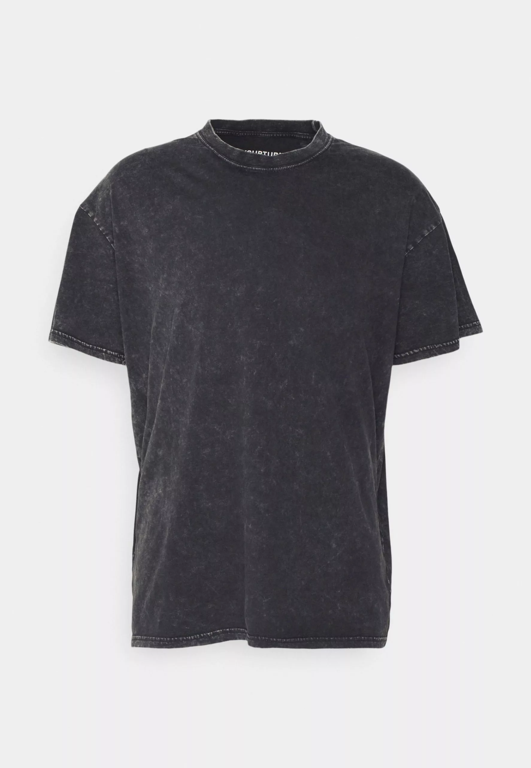 YOURTURN Unisex - Print T-Shirt - Mottled Black 5 YOURTURN Unisex - Print T-Shirt - Mottled Black - Image 5