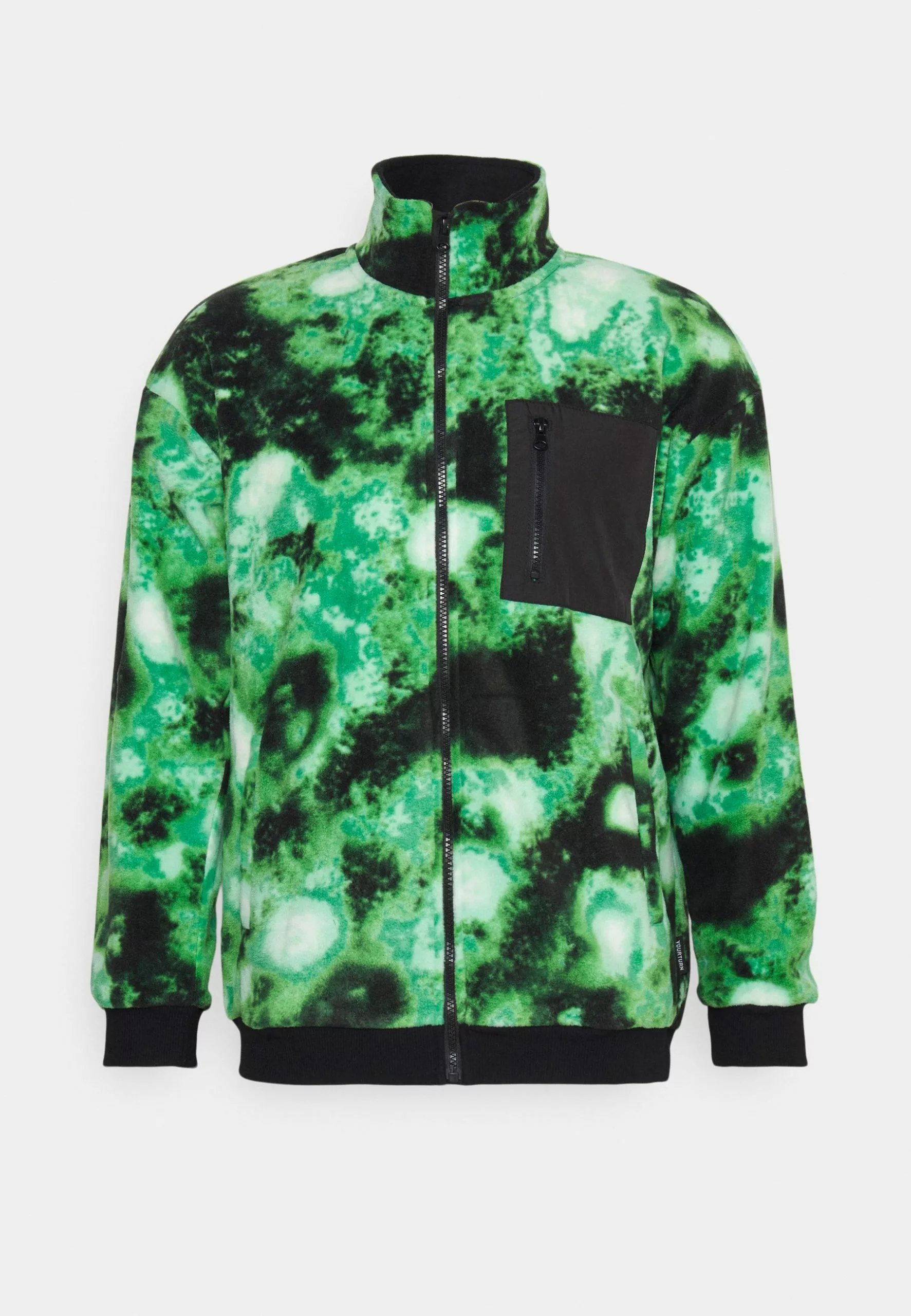 YOURTURN Unisex - Fleece Jacket - Green 5 YOURTURN Unisex - Fleece Jacket - Green - Image 5