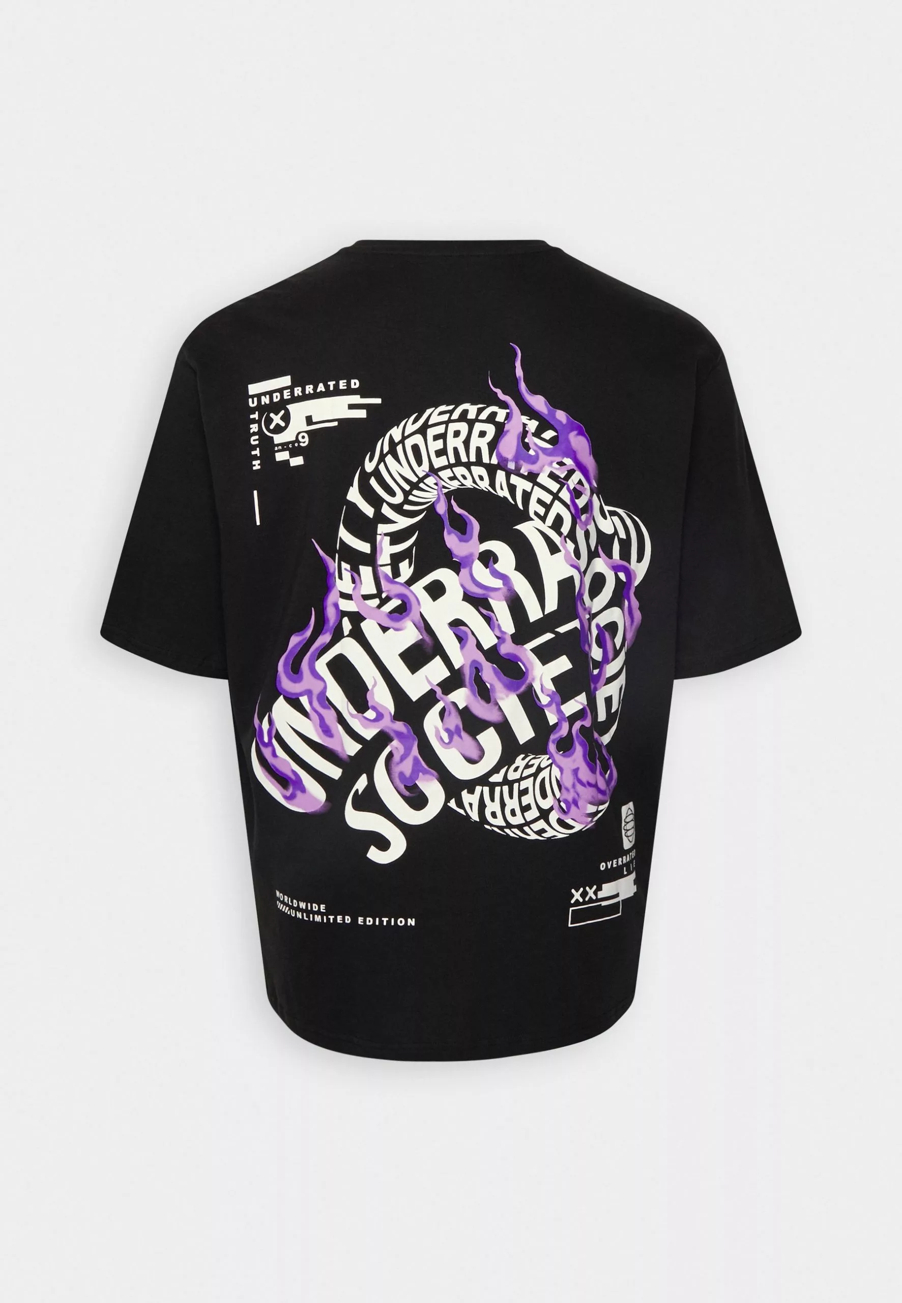 YOURTURN Unisex - Print T-Shirt - Black 2 YOURTURN Unisex - Print T-Shirt - Black - Image 2