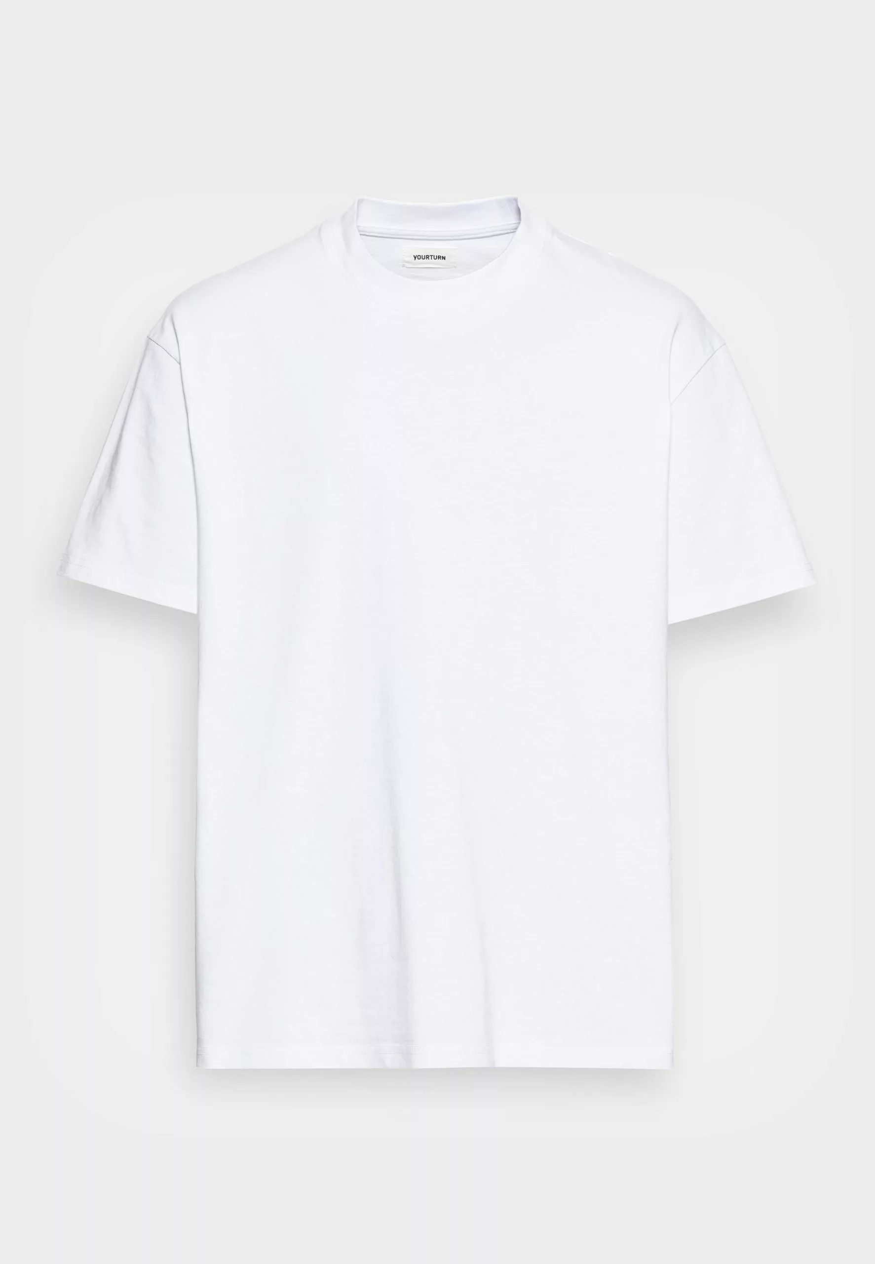 YOURTURN Heavy Weight Tee Unisex - Basic T-Shirt - White 4 YOURTURN Heavy Weight Tee Unisex - Basic T-Shirt - White - Image 4