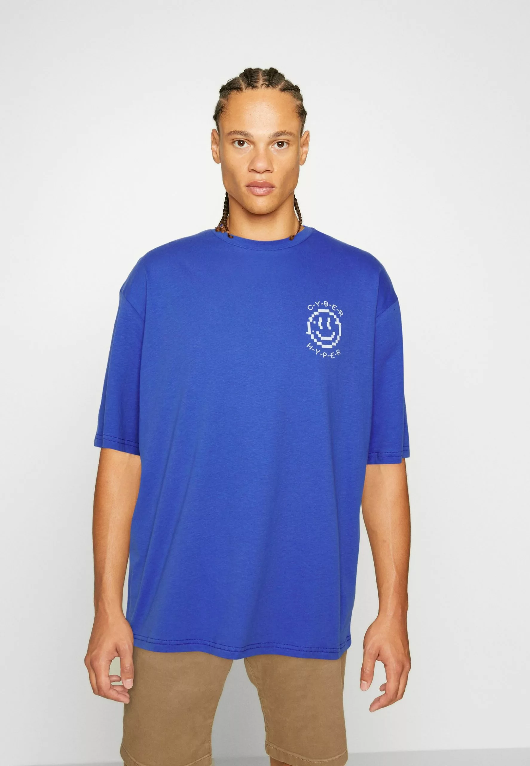 YOURTURN Unisex - Print T-Shirt - Blue 1 YOURTURN Unisex - Print T-Shirt - Blue