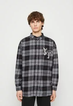 YOURTURN Unisex - Button-Down Blouse - White/Black