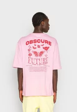 YOURTURN Nostalgia Future Tee Unisex - Print T-Shirt - Pink