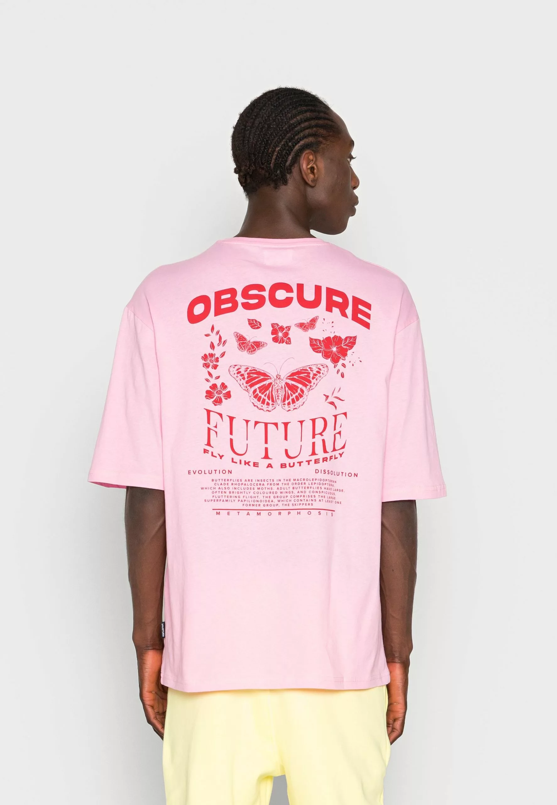 YOURTURN Nostalgia Future Tee Unisex - Print T-Shirt - Pink 1 YOURTURN Nostalgia Future Tee Unisex - Print T-Shirt - Pink