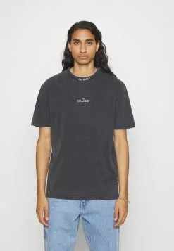 YOURTURN Unisex - Print T-Shirt - Black