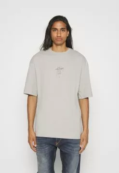 YOURTURN Unisex - Print T-Shirt - Dark Grey