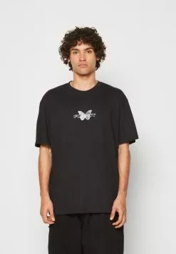 YOURTURN Unisex - Print T-Shirt - Black