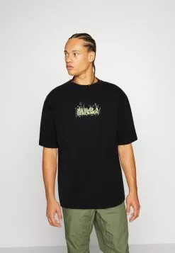 YOURTURN Unisex - Print T-Shirt - Black