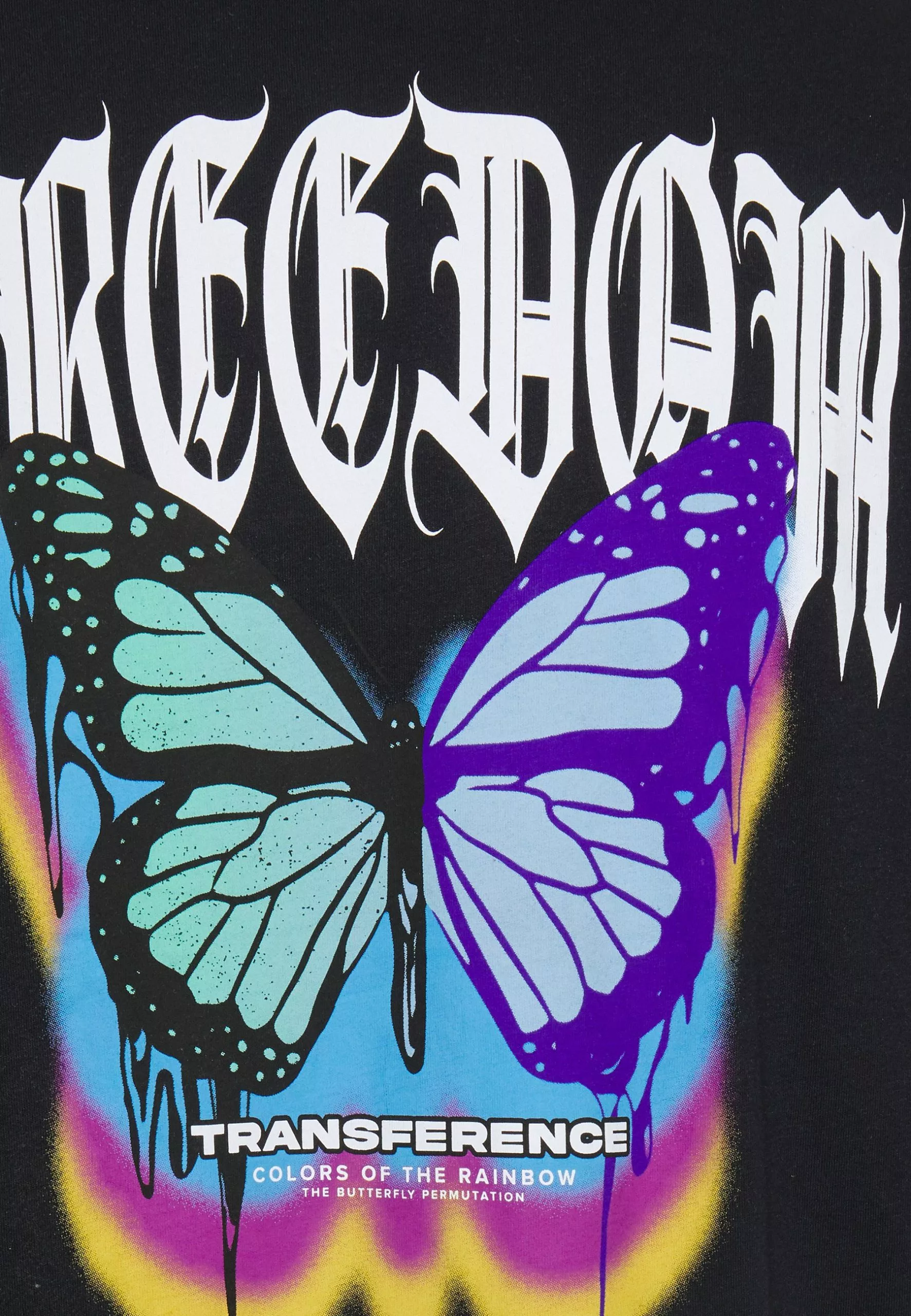 YOURTURN Unisex - Print T-Shirt - Black 3 YOURTURN Unisex - Print T-Shirt - Black - Image 3