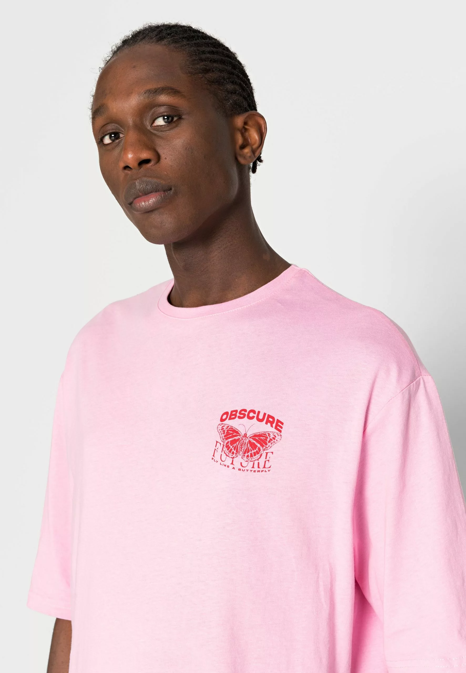 YOURTURN Nostalgia Future Tee Unisex - Print T-Shirt - Pink 5 YOURTURN Nostalgia Future Tee Unisex - Print T-Shirt - Pink - Image 5