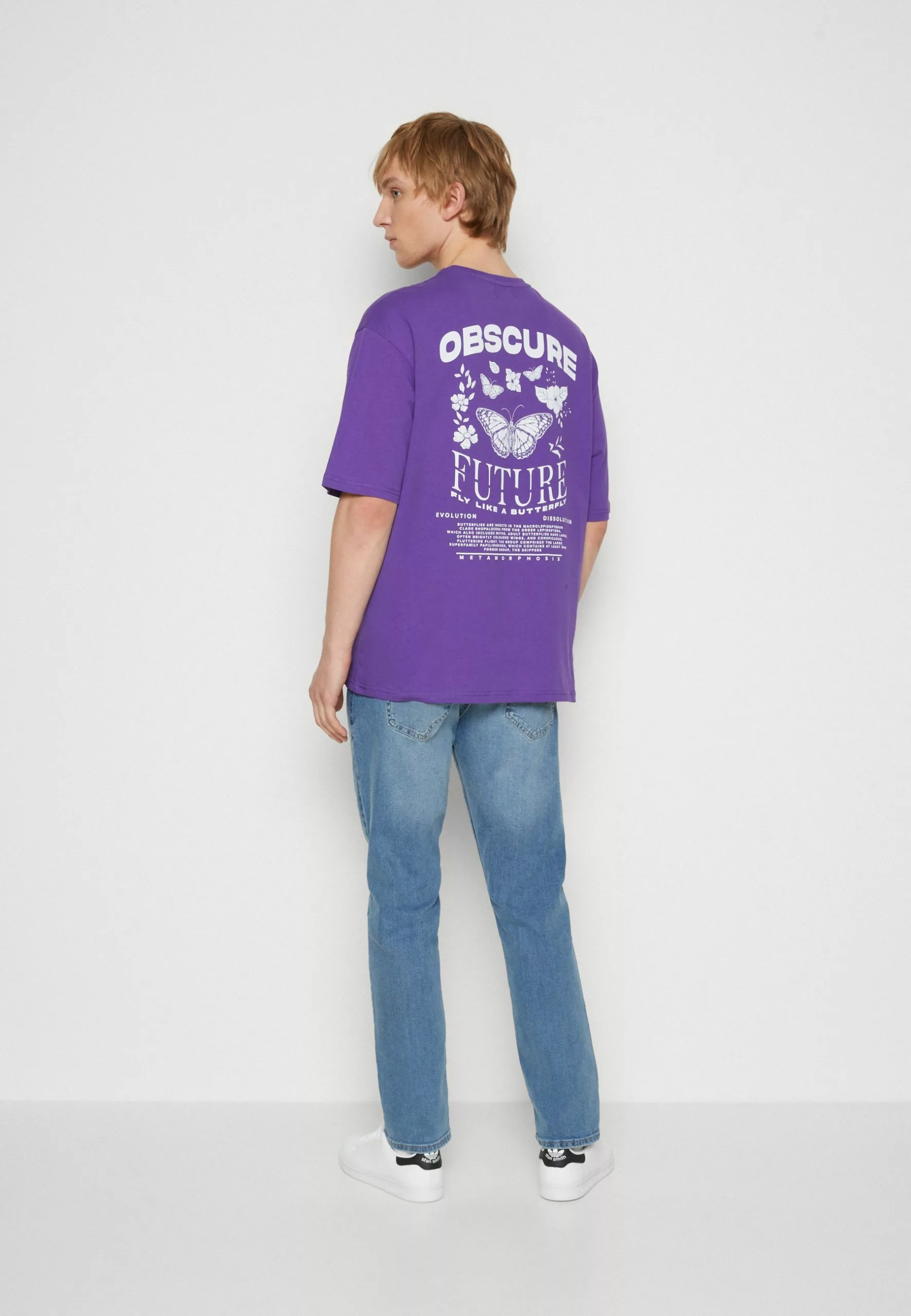 YOURTURN Nostalgia Future Tee Unisex - Print T-Shirt - Purple 3 YOURTURN Nostalgia Future Tee Unisex - Print T-Shirt - Purple - Image 3