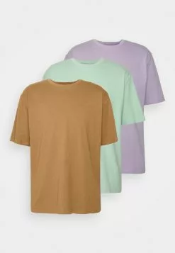 YOURTURN 3Pack Unisex - Basic T-Shirt - Light Green/Lilac/Light Brown -Yourturn Shop 2ed8114ce3474a2bb4c76e33887aa7fd scaled