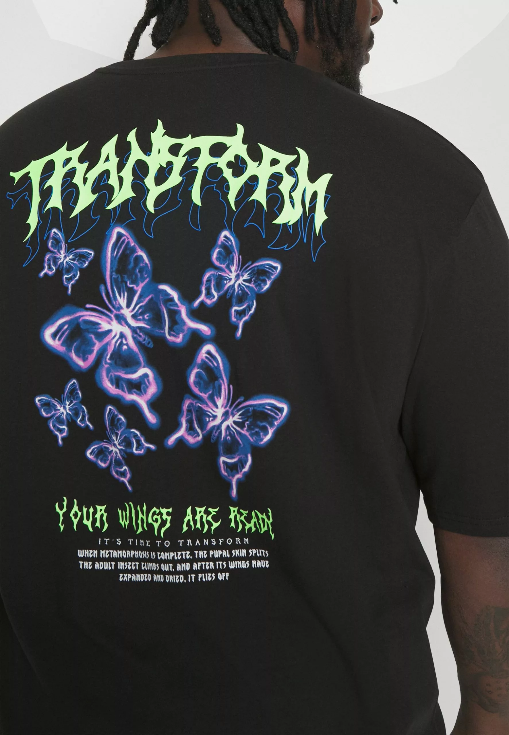 YOURTURN Unisex - Print T-Shirt - Black 6 YOURTURN Unisex - Print T-Shirt - Black - Image 6