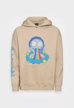 YOURTURN Rick And Morty Unisex - Hoodie - Beige