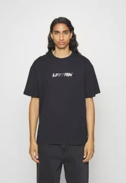 YOURTURN Print T-Shirt - Black