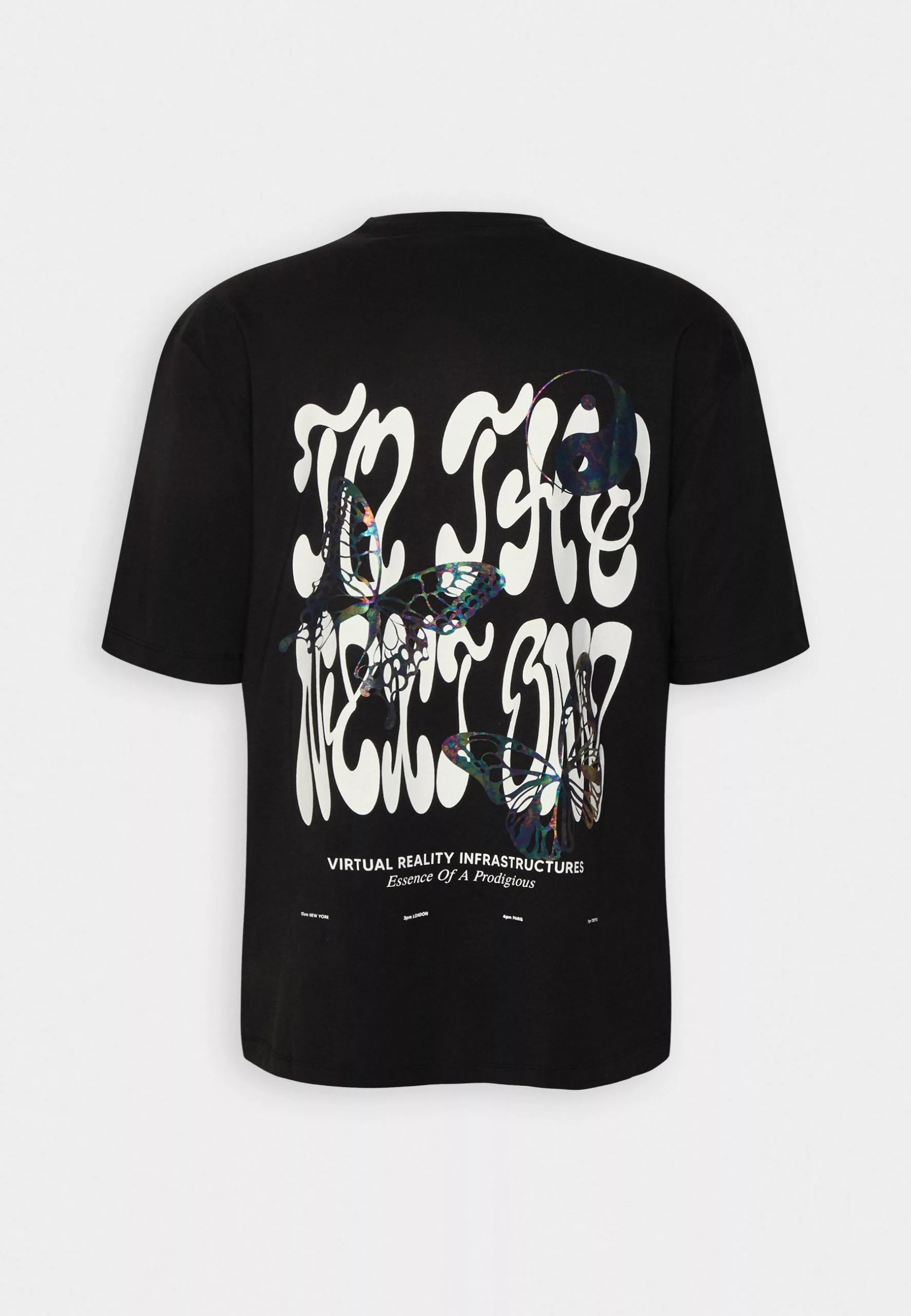 YOURTURN Unisex - Print T-Shirt - Black 6 YOURTURN Unisex - Print T-Shirt - Black - Image 6