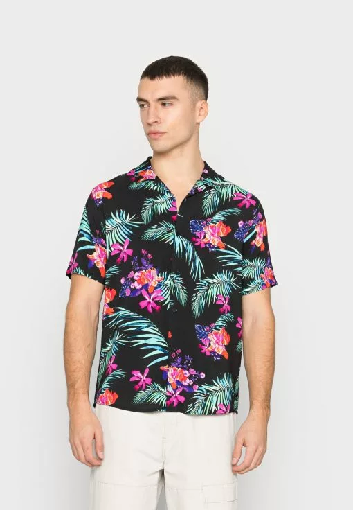 YOURTURN Unisex - Button-Down Blouse - Black -Yourturn Shop 360900729ecc4b60a714e24ff06b837a scaled