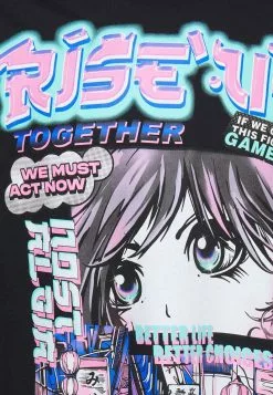 YOURTURN Unisex - Print T-Shirt - Black 5 YOURTURN Unisex - Print T-Shirt - Black -Yourturn Shop 4887c250e3054360bdaff11d2d7b3078 scaled