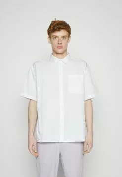 YOURTURN Plain Boxi Fit Unisex - Shirt -White