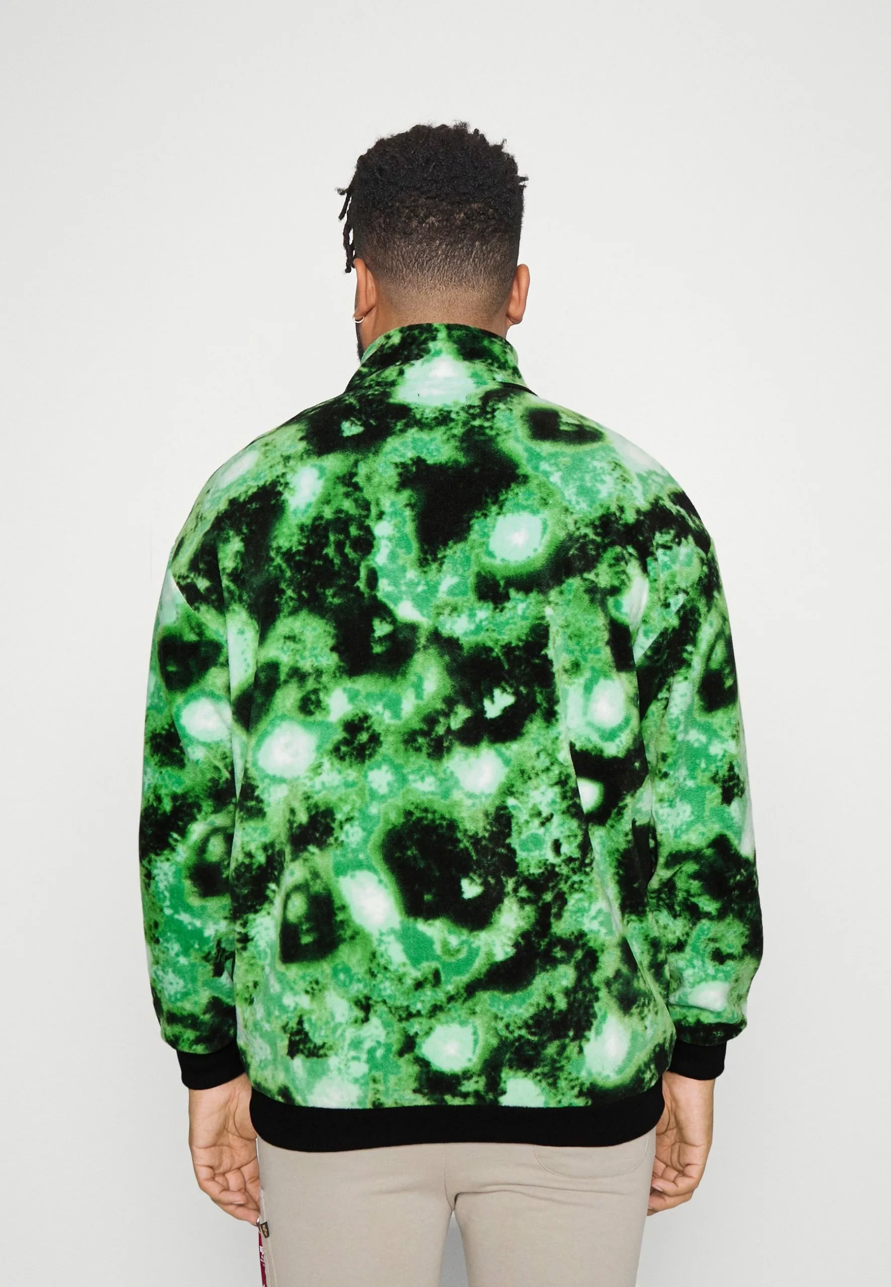 YOURTURN Fleece Jacket - Green 3 YOURTURN Fleece Jacket - Green - Image 3