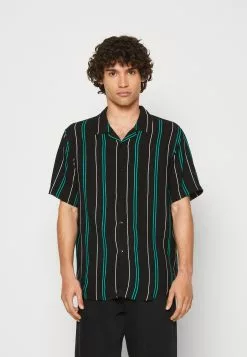 YOURTURN Unisex - Button-Down Blouse - Black