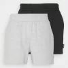 YOURTURN 2 Pack Unisex - Shorts - Black/Grey