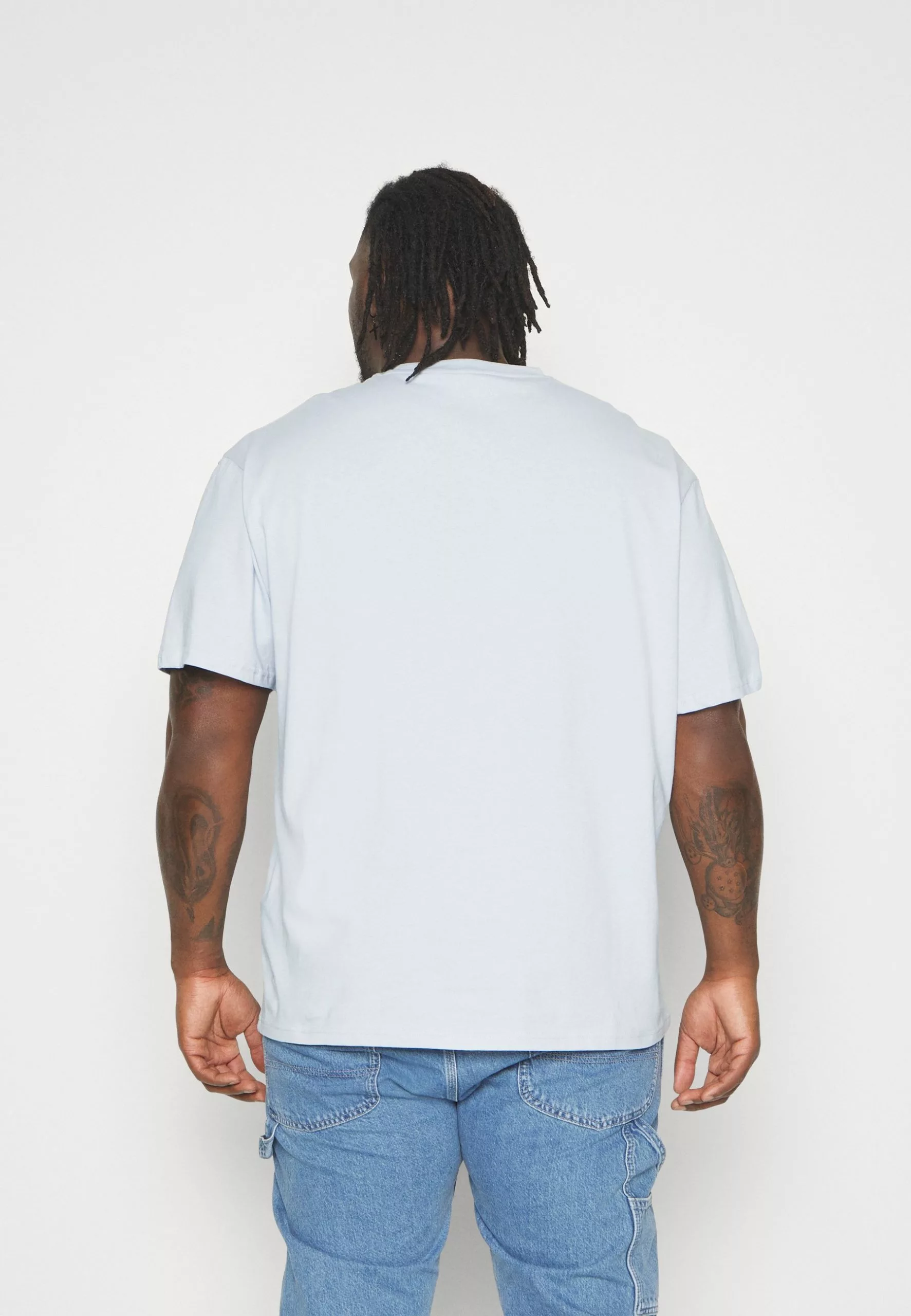 YOURTURN Unisex 2 Pack- Basic T-Shirt - Light Blue/Dark Blue 3 YOURTURN Unisex 2 Pack- Basic T-Shirt - Light Blue/Dark Blue - Image 3