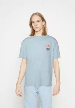 YOURTURN Unisex - Print T-Shirt - Blue