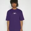 YOURTURN Unisex - Print T-Shirt - Purple