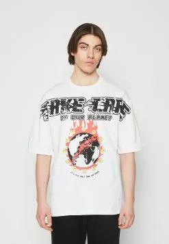 YOURTURN Unisex - Print T-Shirt - White