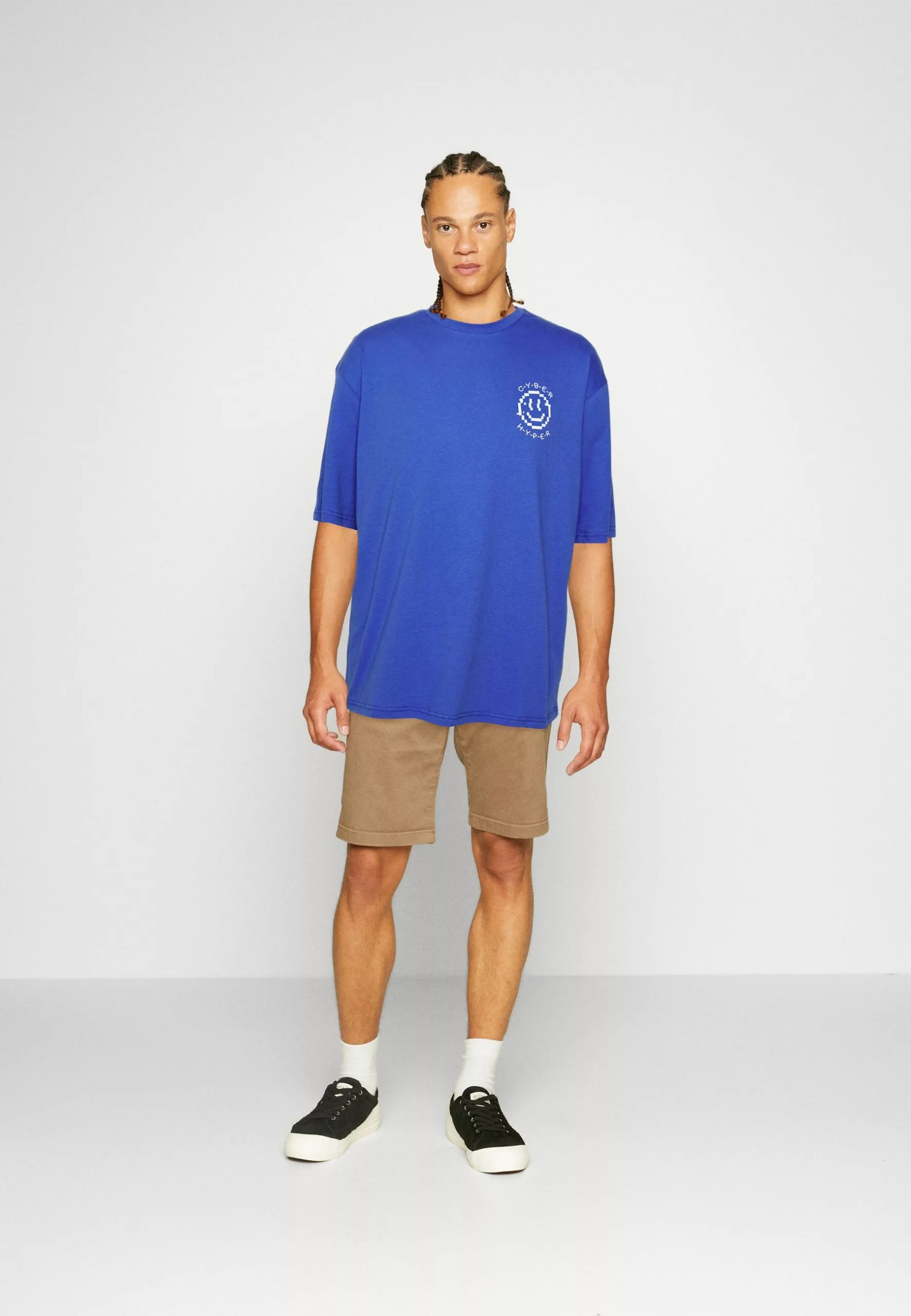 YOURTURN Unisex - Print T-Shirt - Blue 2 YOURTURN Unisex - Print T-Shirt - Blue - Image 2