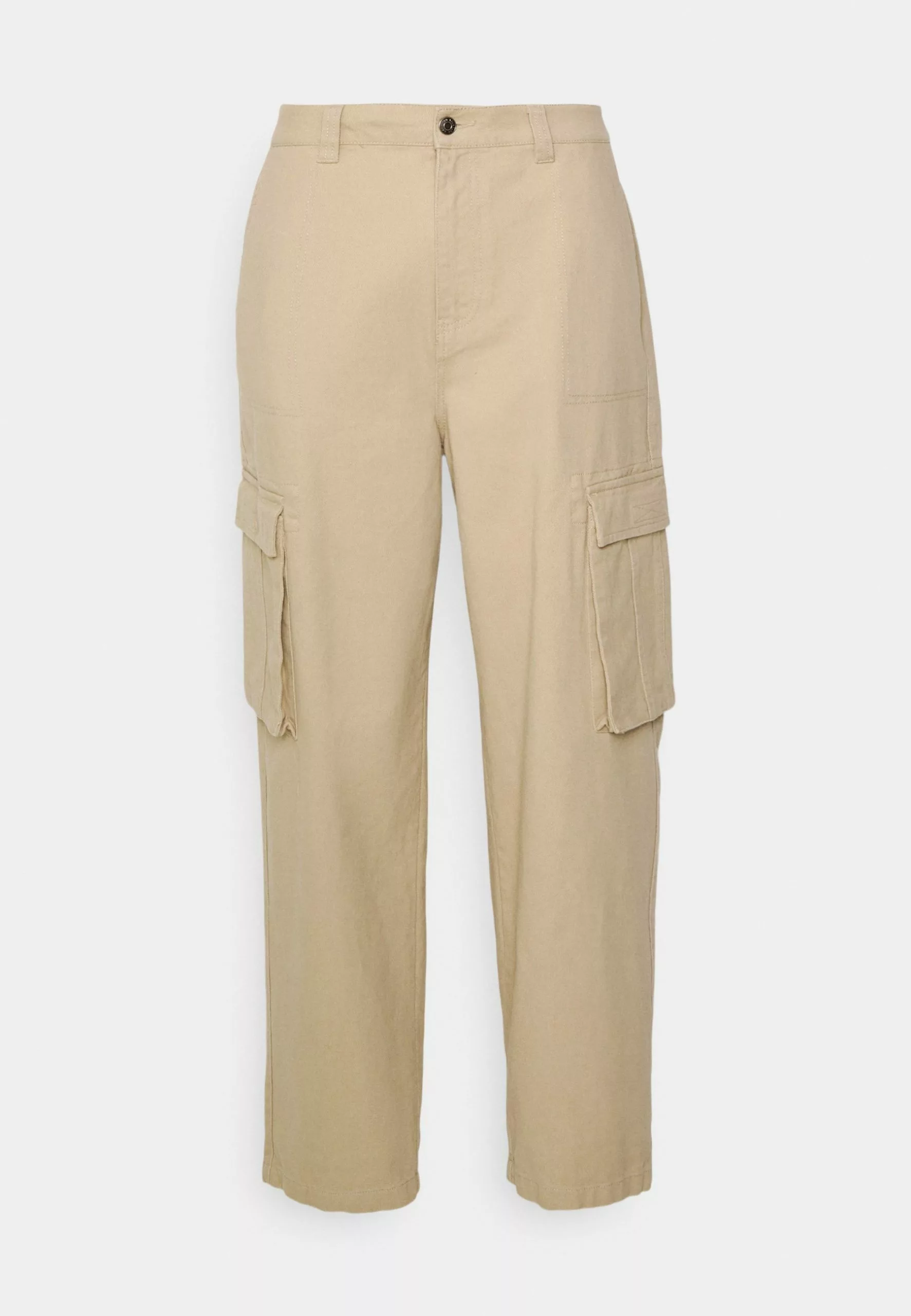 YOURTURN Unisex - Cargo Trousers - Tan 4 YOURTURN Unisex - Cargo Trousers - Tan - Image 4