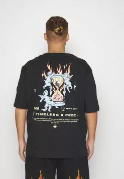 YOURTURN Unisex - Print T-Shirt - Black 8 YOURTURN Unisex - Print T-Shirt - Black -Yourturn Shop 60f7cbd8d2424dd7991fa5e577edc7f4 scaled