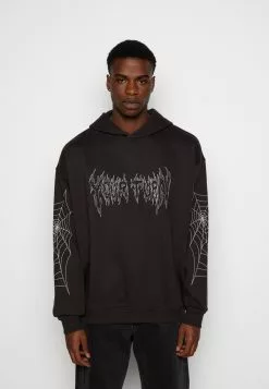 YOURTURN Spiderweb Unisex - Hoodie - Black