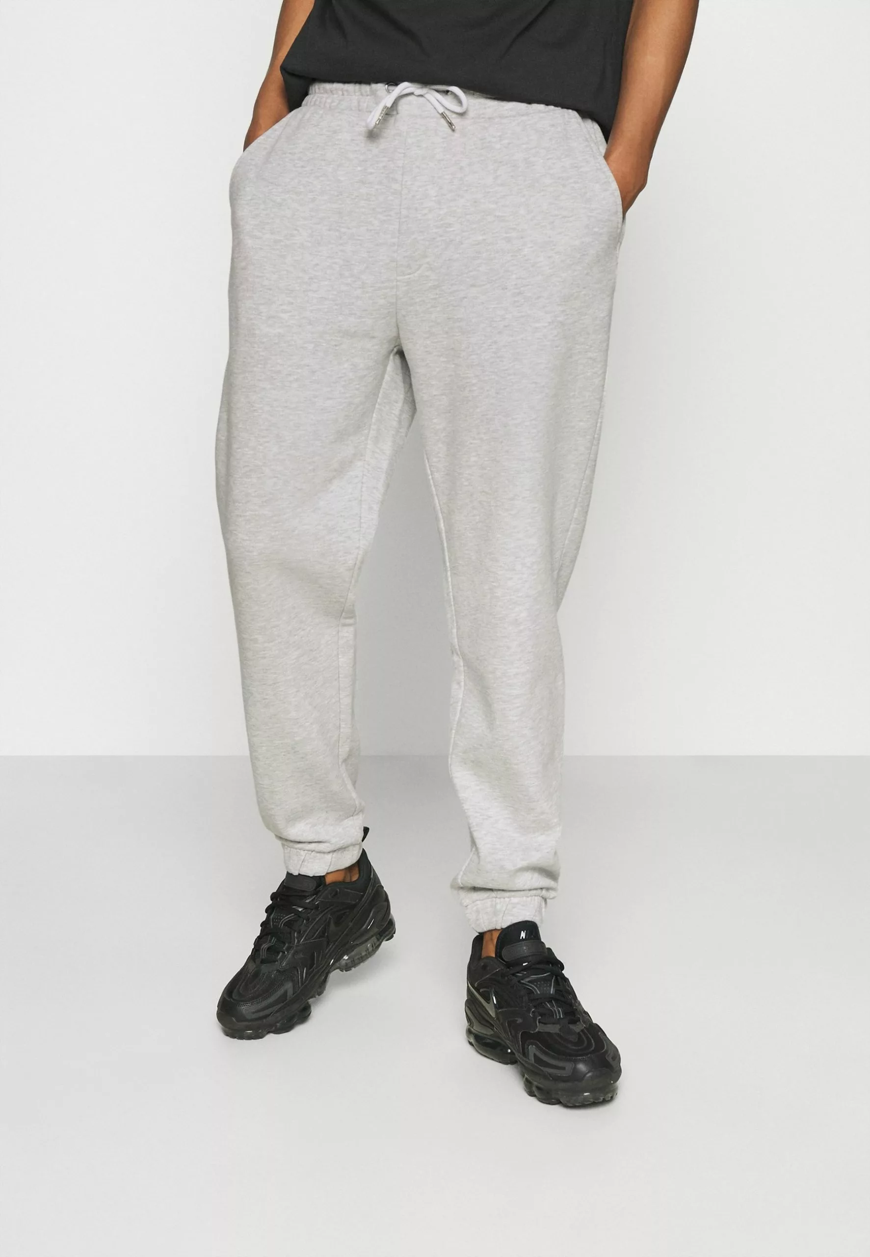 YOURTURN Unisex - Tracksuit Bottoms - Mottled Light Grey 1 YOURTURN Unisex - Tracksuit Bottoms - Mottled Light Grey