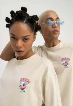 YOURTURN Unisex - Print T-Shirt - Beige -Yourturn Shop 640052645d2044899ff0f943153a19e4 scaled