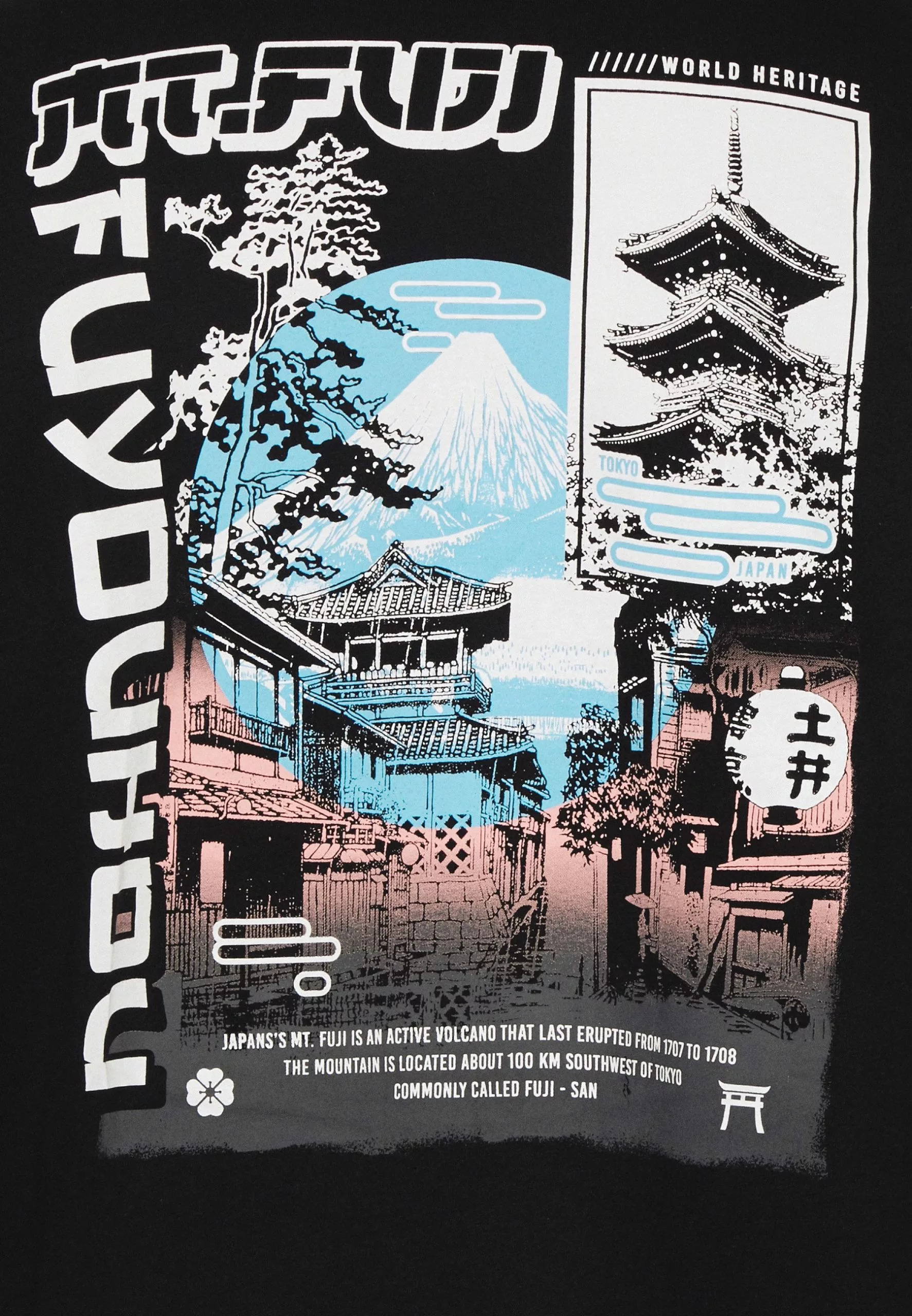 YOURTURN Unisex - Print T-Shirt - Black 6 YOURTURN Unisex - Print T-Shirt - Black - Image 6