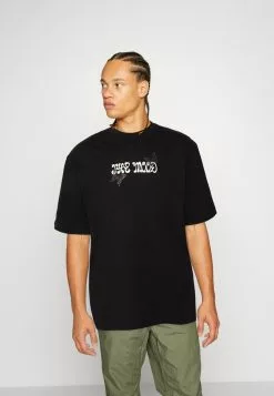 YOURTURN Unisex - Print T-Shirt - Black