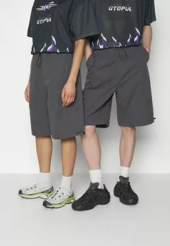 YOURTURN Genderless Parachute - Shorts - Dark Grey