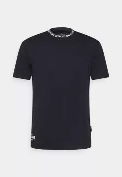 YOURTURN Unisex - Print T-Shirt - Black