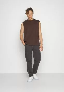 YOURTURN Unisex 2 Pack - Top - Light Grey/Brown