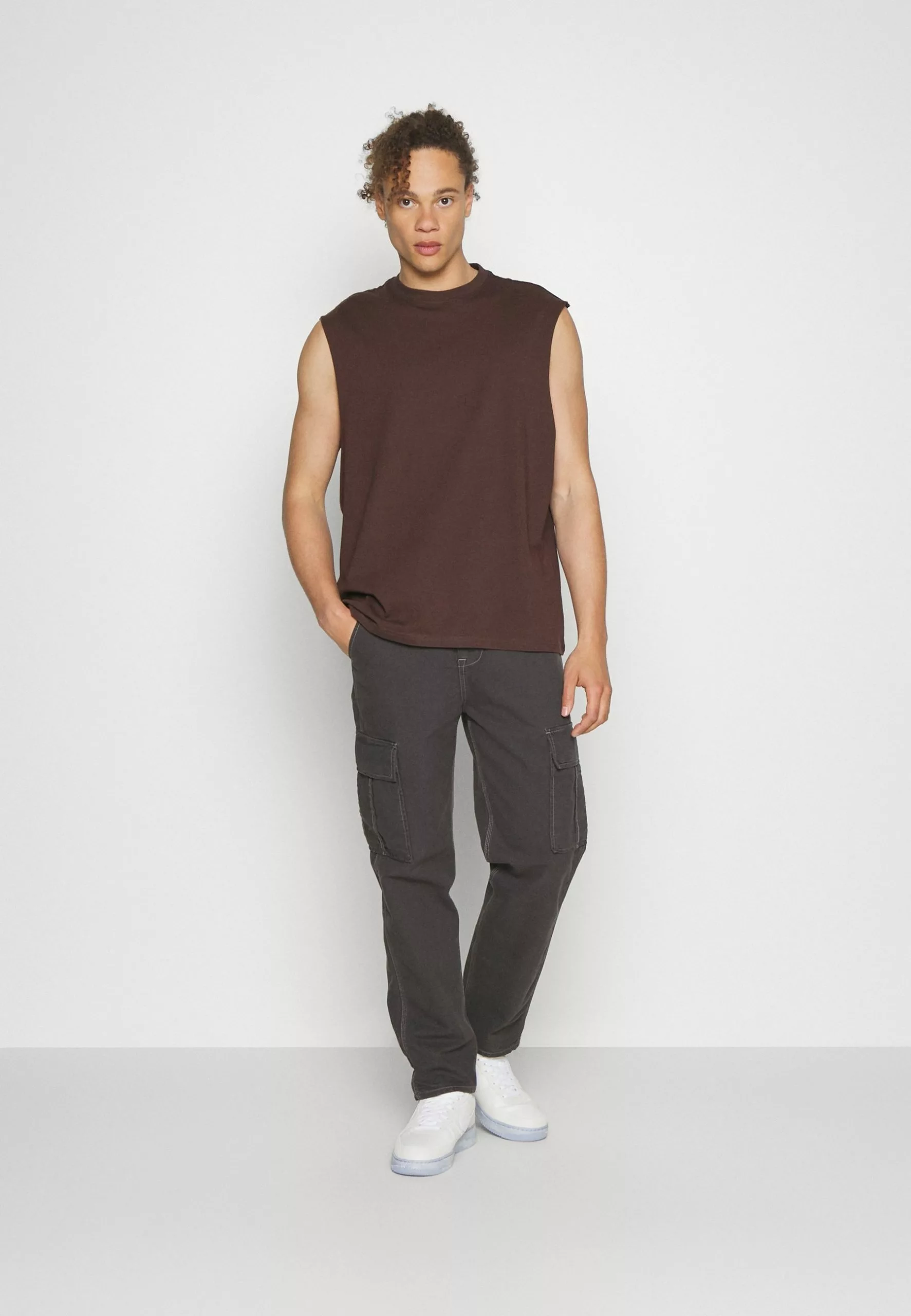 YOURTURN Unisex 2 Pack - Top - Light Grey/Brown 1 YOURTURN Unisex 2 Pack - Top - Light Grey/Brown