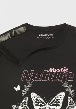 YOURTURN Unisex - Print T-Shirt - Black 21 YOURTURN Unisex - Print T-Shirt - Black -Yourturn Shop 7e3030514bbe413696f1cf53430c080e scaled