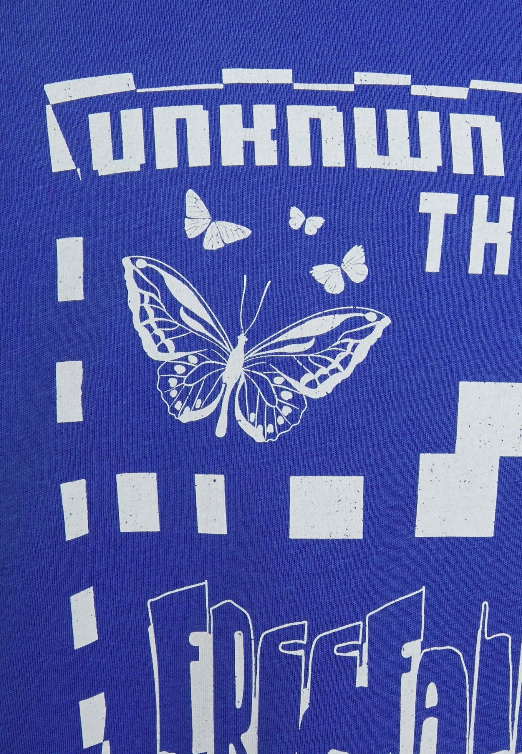 YOURTURN Unisex - Print T-Shirt - Blue 5 YOURTURN Unisex - Print T-Shirt - Blue - Image 5