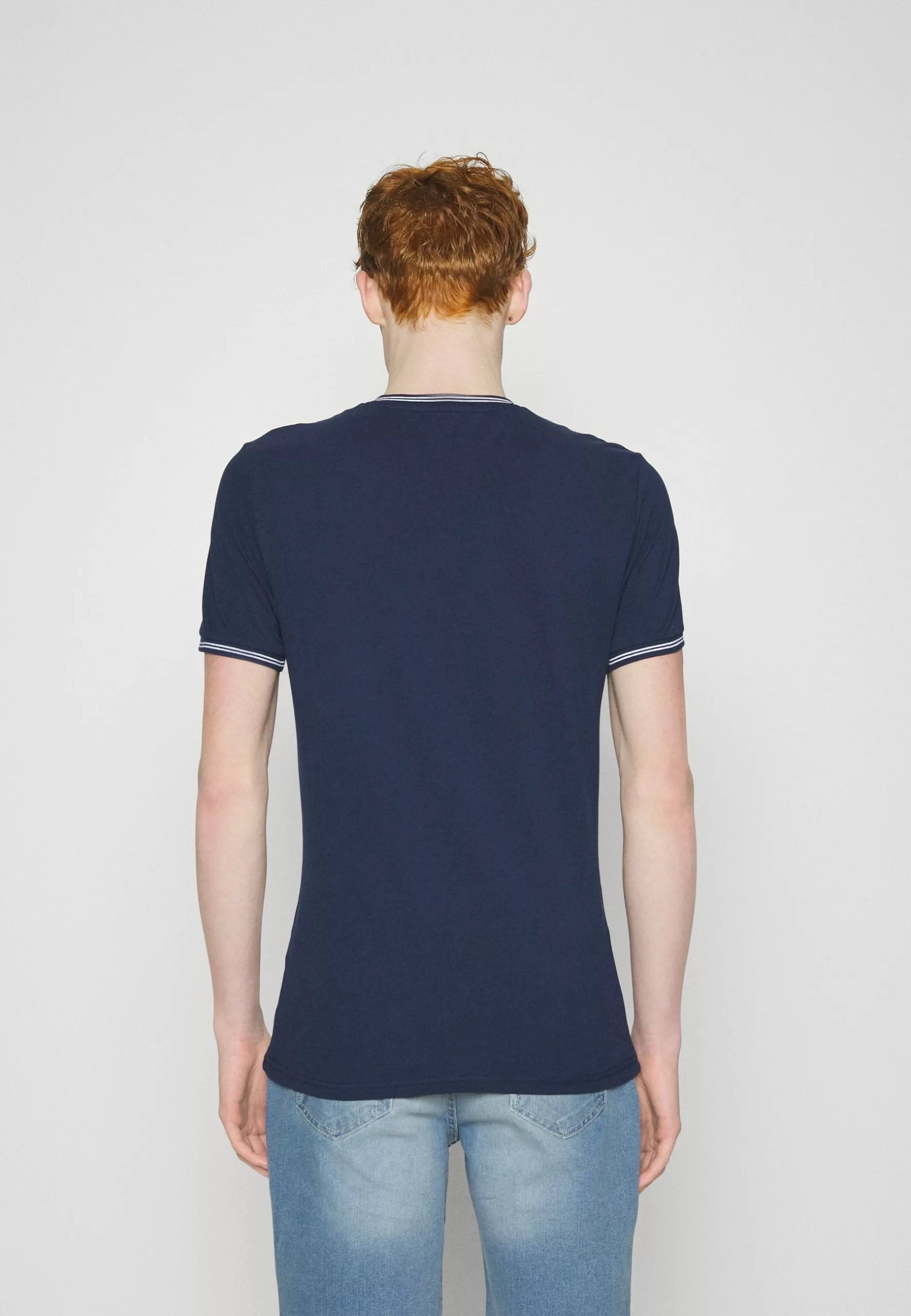 YOURTURN Unisex - Basic T-Shirt - Dark Blue 3 YOURTURN Unisex - Basic T-Shirt - Dark Blue - Image 3