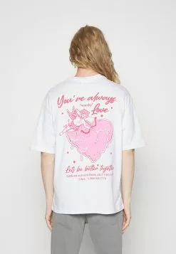 YOURTURN Unisex - Print T-Shirt - White