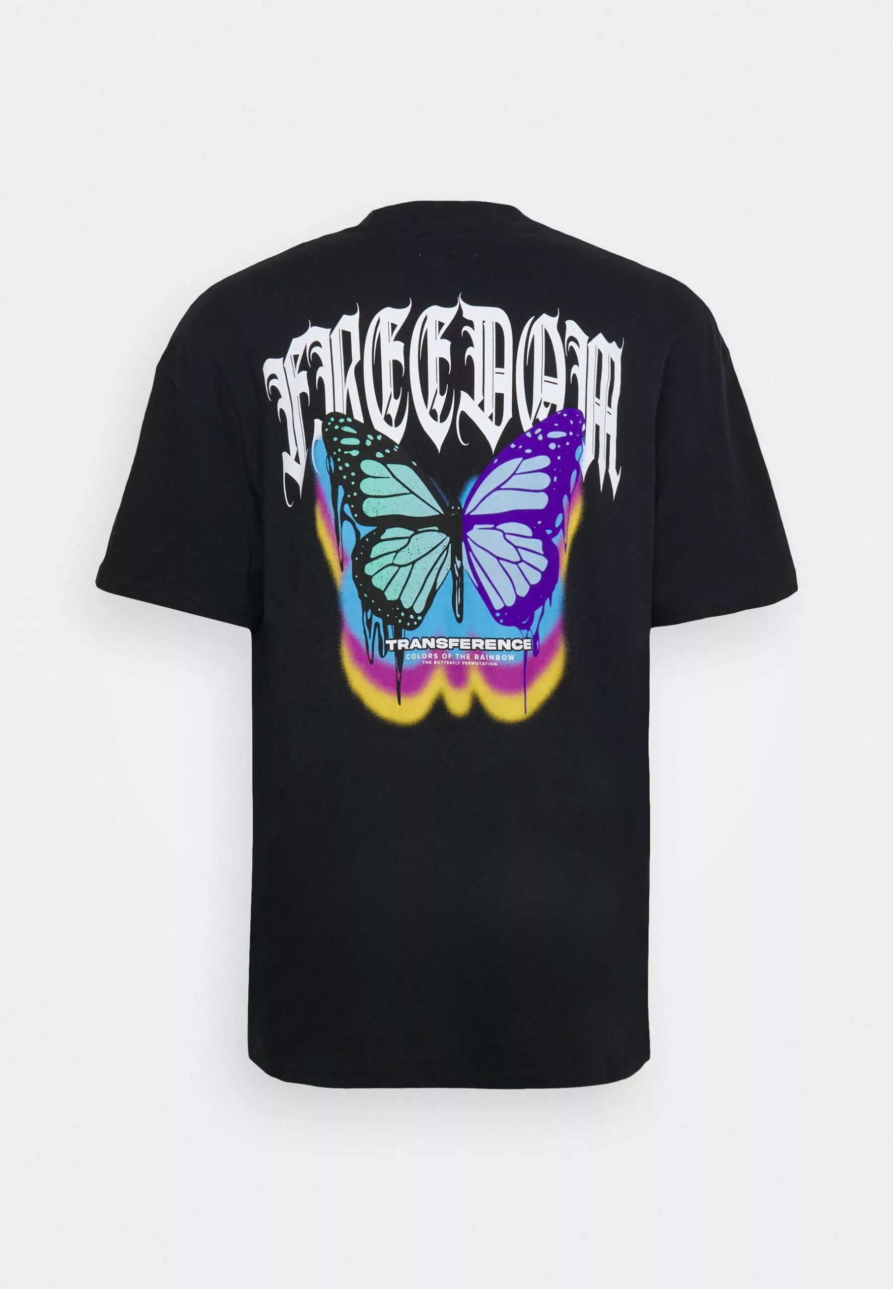 YOURTURN Unisex - Print T-Shirt - Black 2 YOURTURN Unisex - Print T-Shirt - Black - Image 2