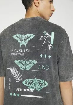 YOURTURN Unisex - Print T-Shirt - Mottled Black -Yourturn Shop 85777c824c2640959cc9b8fb1bb33069 scaled